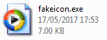 Fake icon