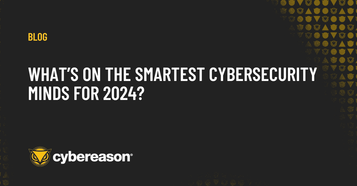 What\'s on the Smartest Cybersecurity Minds for 2024?